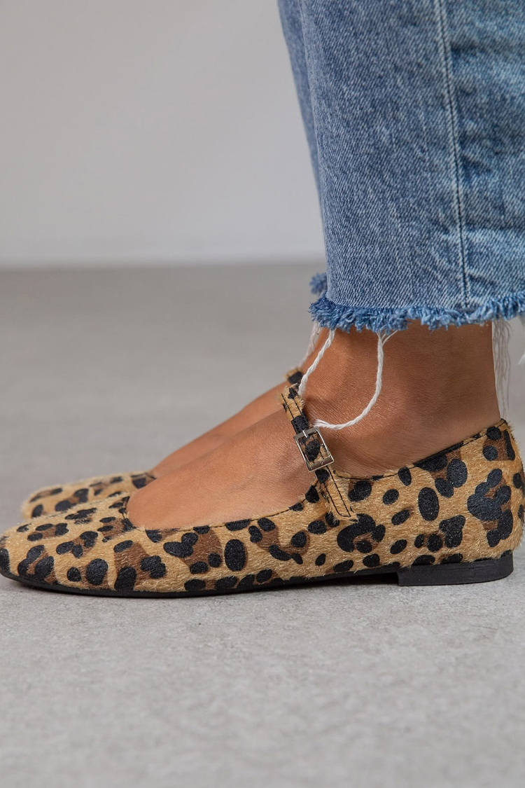 Lena | Ballerines à fermeture et bride réglable
