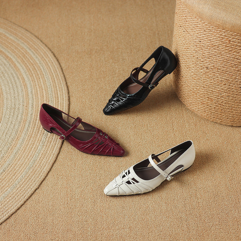 Quenby | Babies Mary Jane Pointues Ajourées