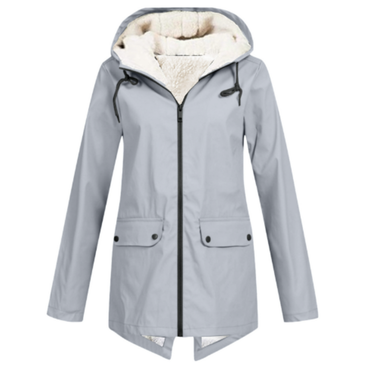 Ambroisine | Parka Imperméable Doublée à Capuche