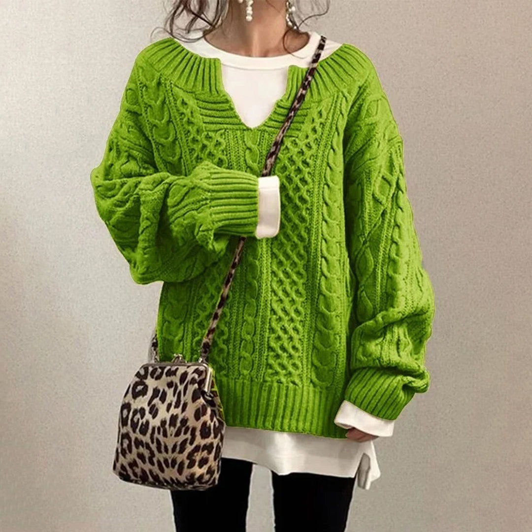 Stacy | Pull Oversize en Grosse Maille