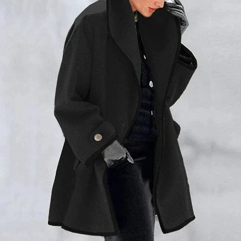 Maëlys | Manteau Croisé Doublé Polaire