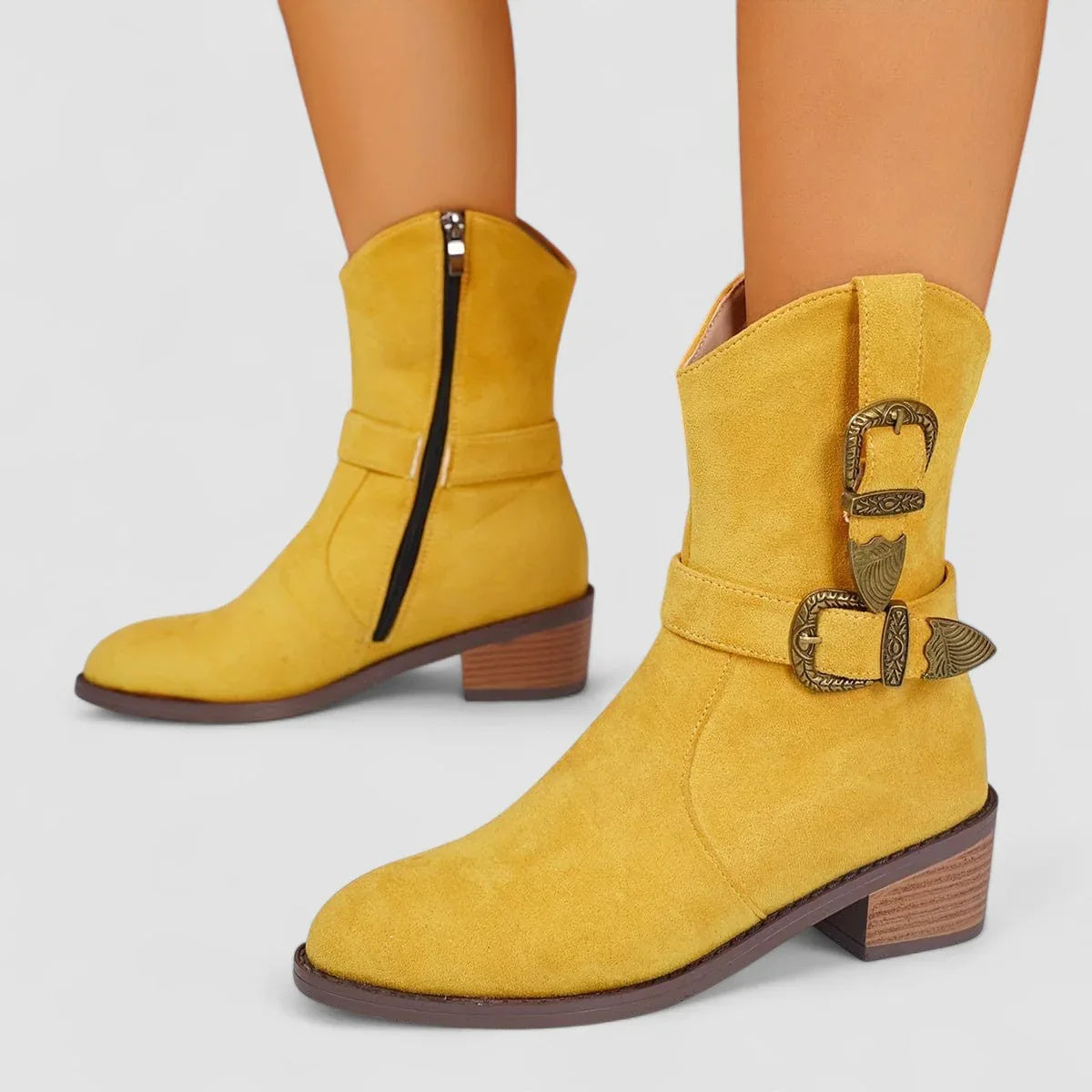 Sigolène | Bottines Western à Boucles