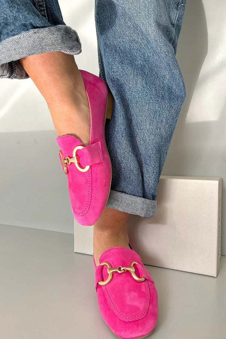 Diane | Mocassins Slip-On à Boucle Métallique