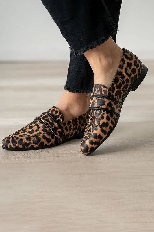 Éloïse | Mocassins Pointus Patchwork Léopard