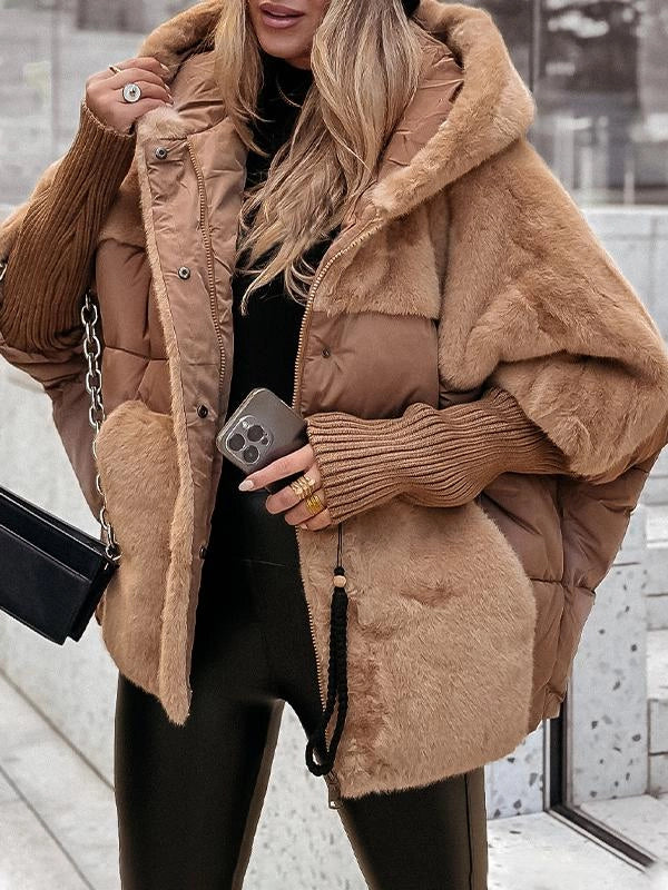 Lison | Veste d’Hiver Douillette à Capuche