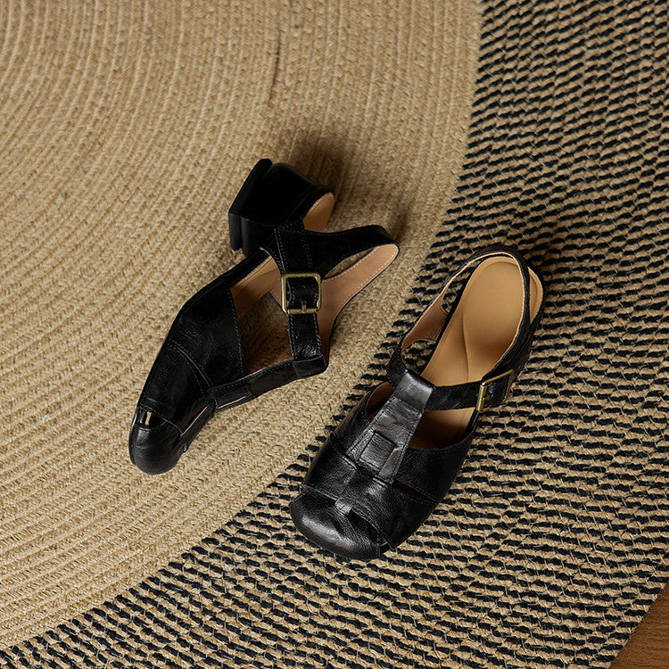 Amaya | Sandales en Cuir à Brides