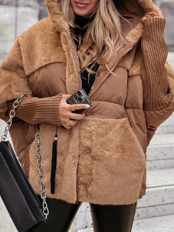 Lison | Veste d’Hiver Douillette à Capuche