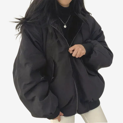 Lauriane | Veste Réversible en Fausse Fourrure