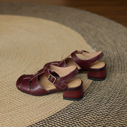 Amaya | Sandales en Cuir à Brides