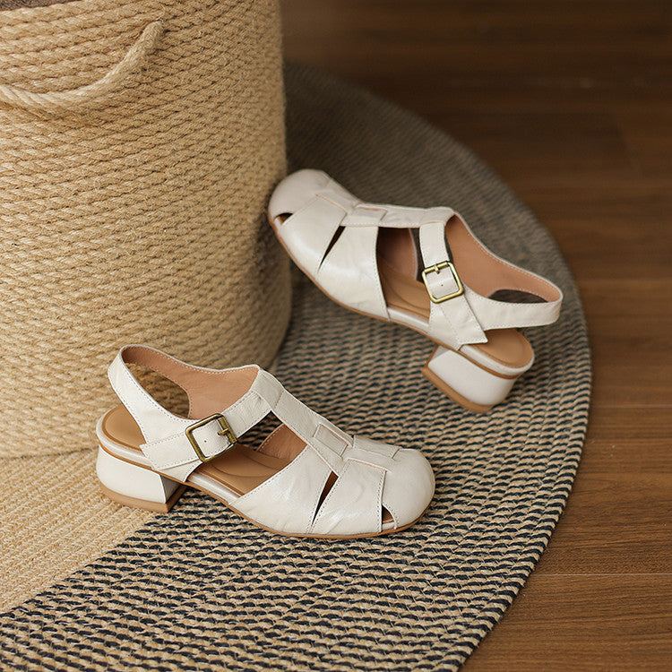 Amaya | Sandales en Cuir à Brides