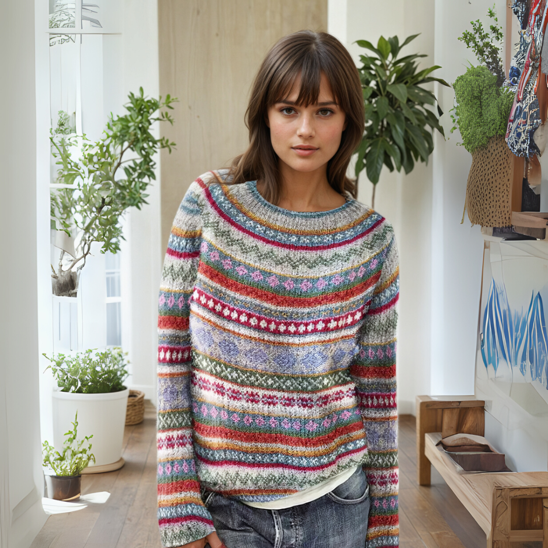 Manon | Pull Rayé Multicolore