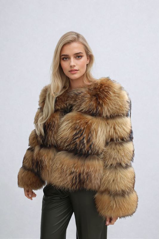 Alexia | Manteau en Fausse Fourrure Volumineux