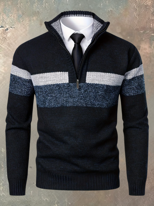 Milan | Pull Homme Demi-Zip Stylé