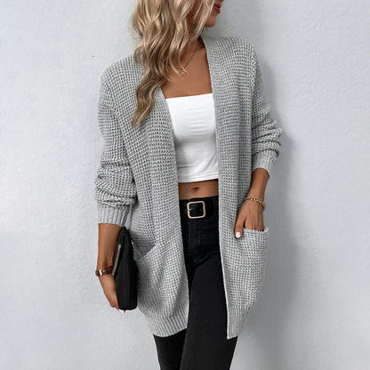 Nancy | Cardigan Long à Poches