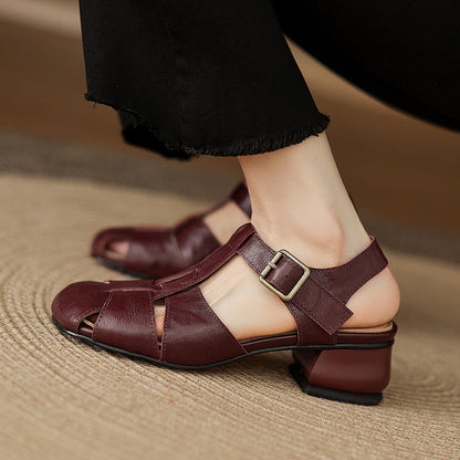 Amaya | Sandales en Cuir à Brides