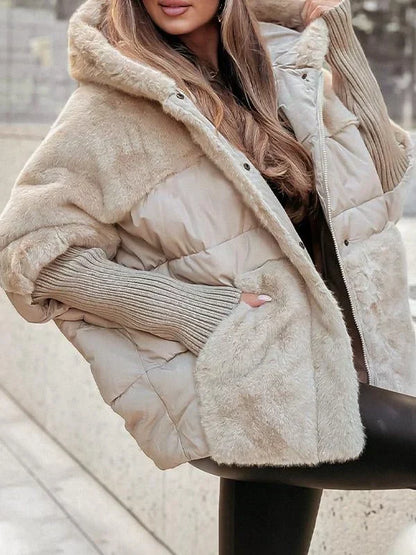 Lison | Veste d’Hiver Douillette à Capuche