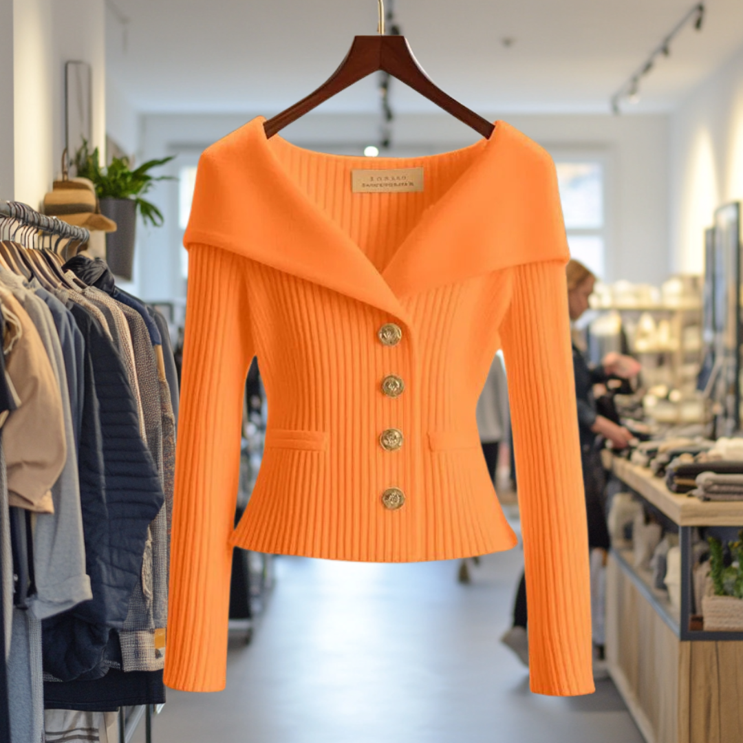 Elsa | Cardigan Luxueux à Col Châle