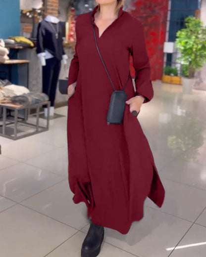 Tamara | Robe Longue Élégante en Maille