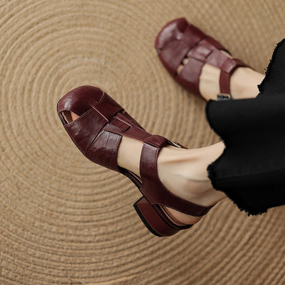 Amaya | Sandales en Cuir à Brides