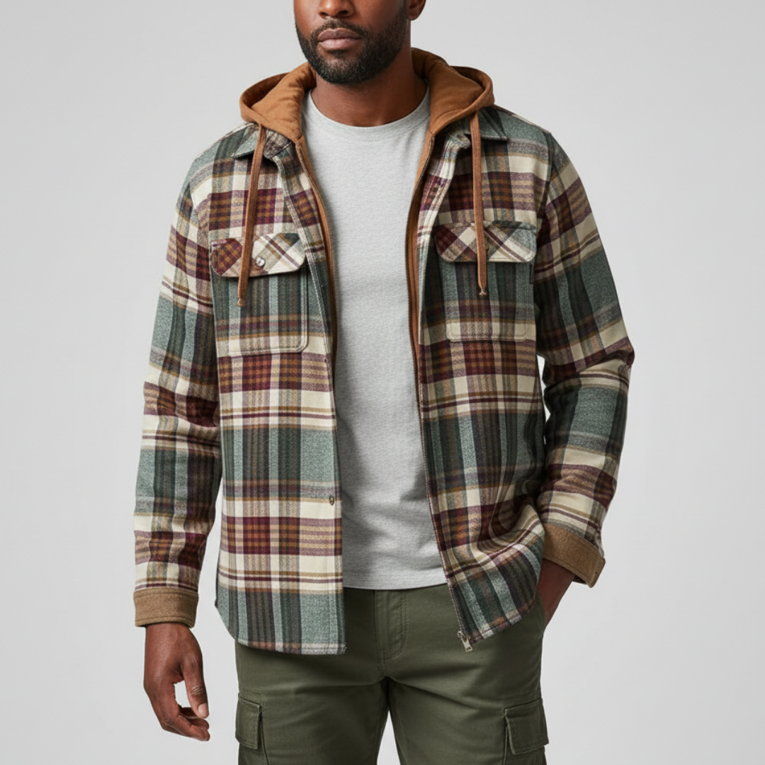 Richard | Veste à Capuche Patchwork