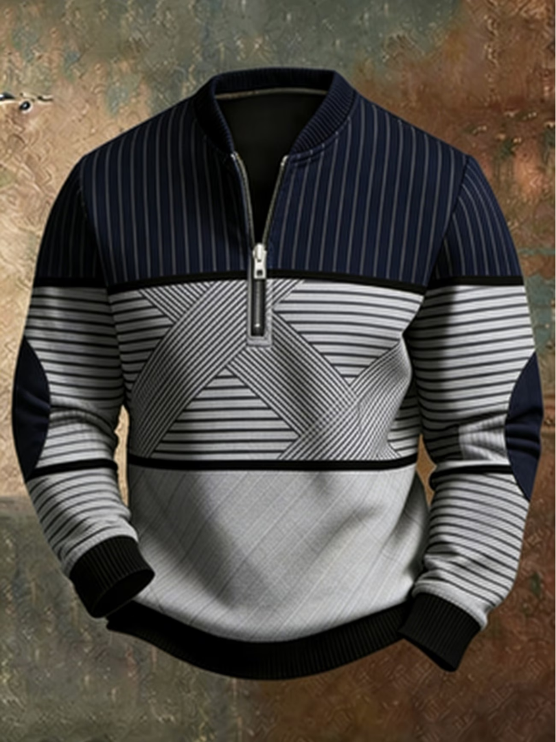Viktor | Pull Stylé à Demi-Zip