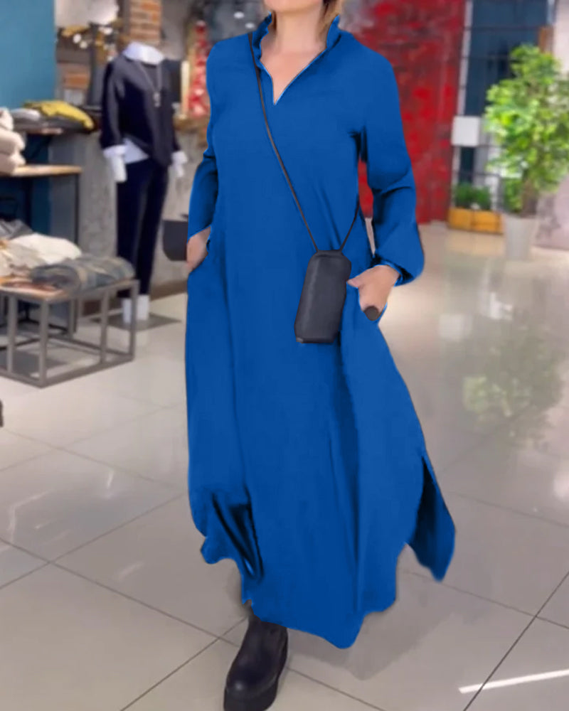 Tamara | Robe Longue Élégante en Maille