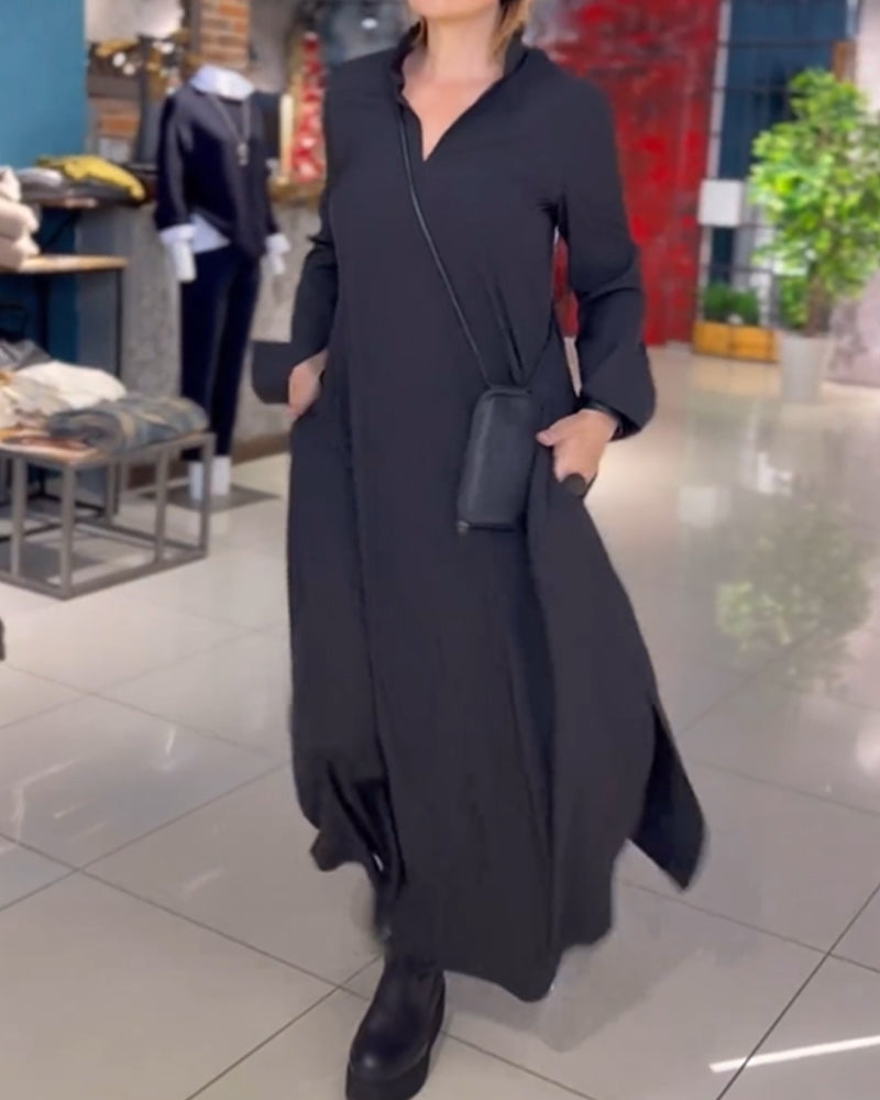 Tamara | Robe Longue Élégante en Maille