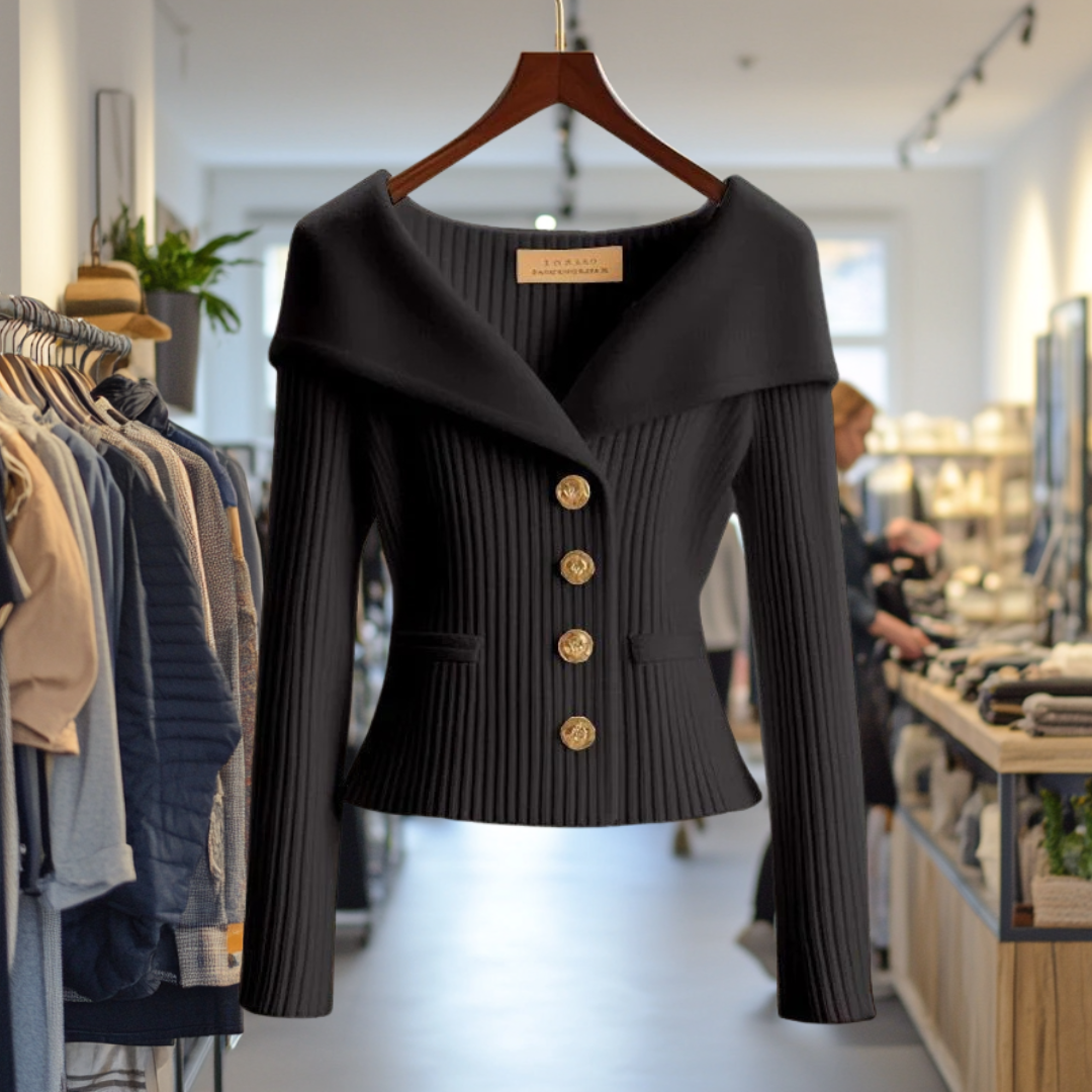 Elsa | Cardigan Luxueux à Col Châle