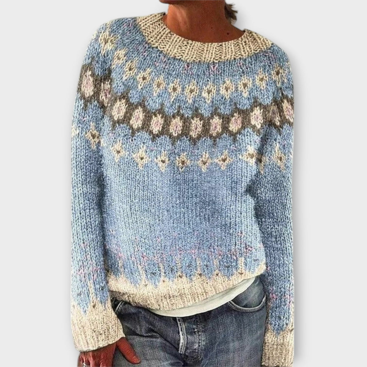 Devyn | Pull Jacquard Nordique
