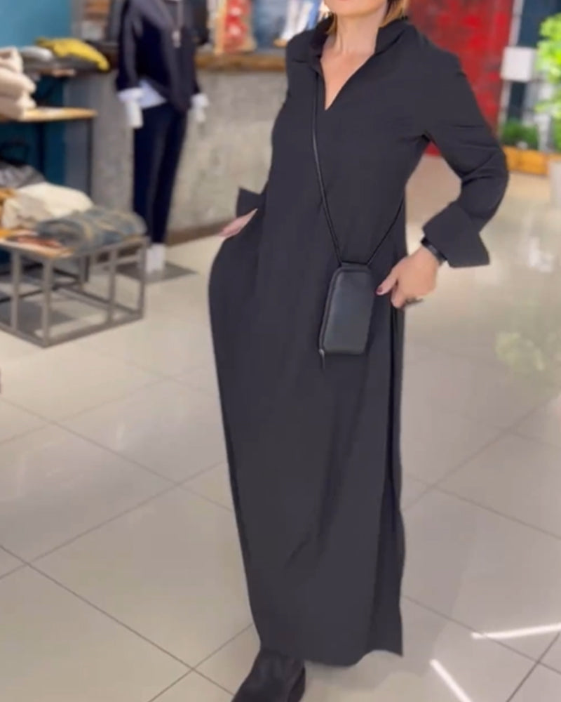Tamara | Robe Longue Élégante en Maille