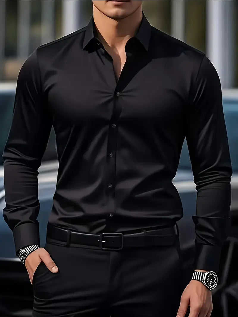 MARCELLO | Chemise classique homme à manches longues