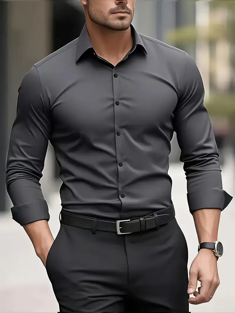MARCELLO | Chemise classique homme à manches longues