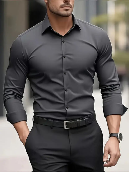 MARCELLO | Chemise classique homme à manches longues