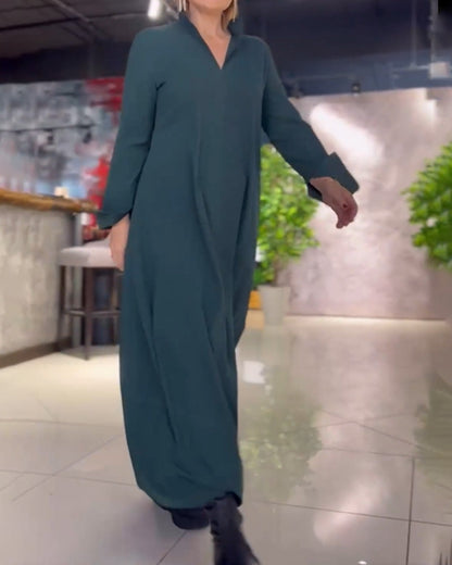 Tamara | Robe Longue Élégante en Maille