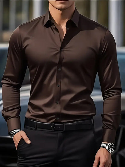 MARCELLO | Chemise classique homme à manches longues