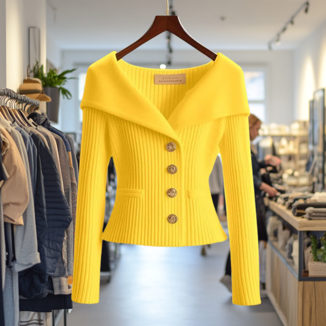 Elsa | Cardigan Luxueux à Col Châle