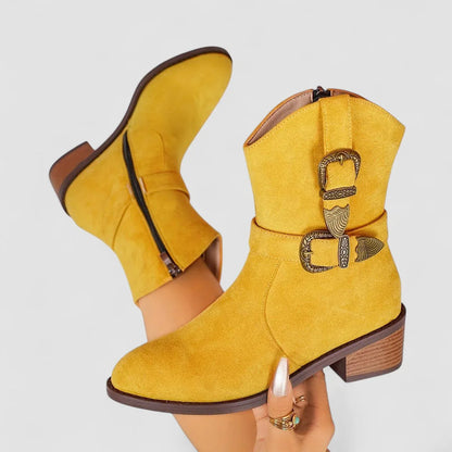 Sigolène | Bottines Western à Boucles