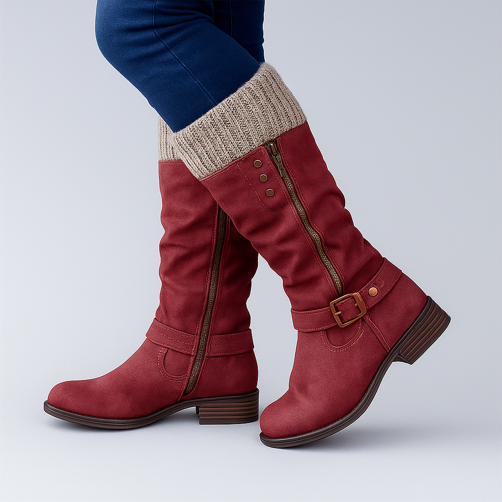 Éliane | Bottes Mi-Mollet à Boucle