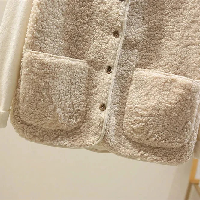 Isabelle | Gilet Sans Manches Effet Sherpa