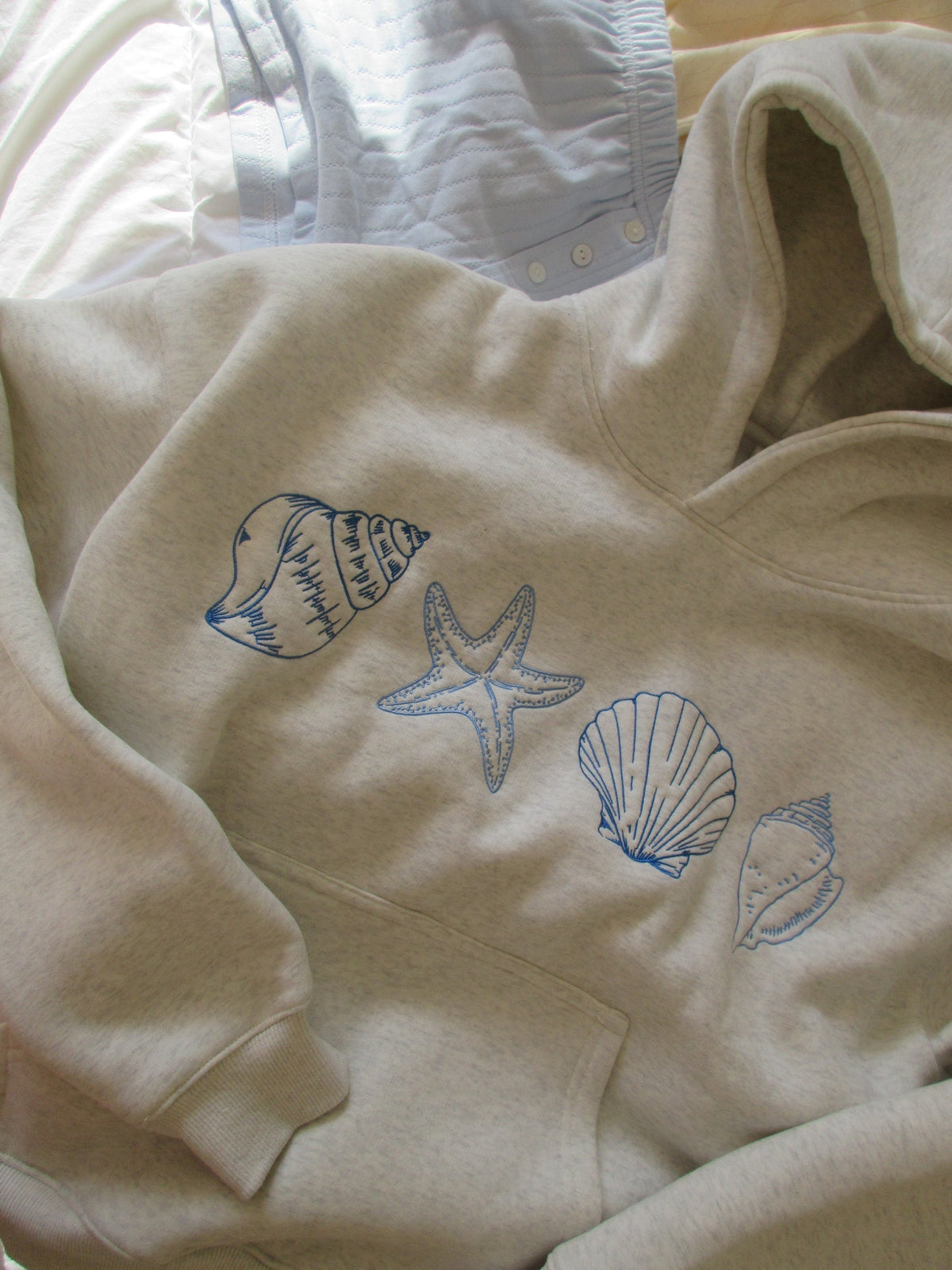 Océane | Sweat Brodé Coquillages