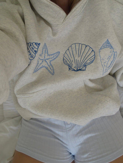 Océane | Sweat Brodé Coquillages