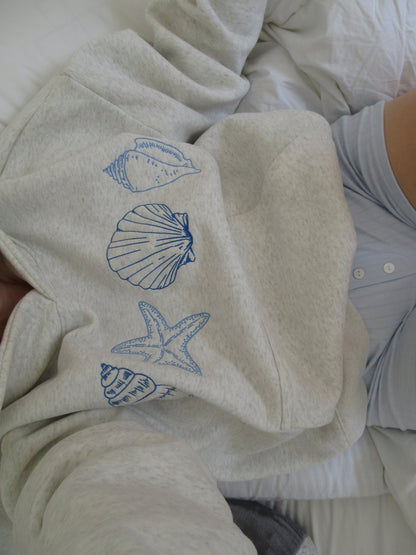 Océane | Sweat Brodé Coquillages
