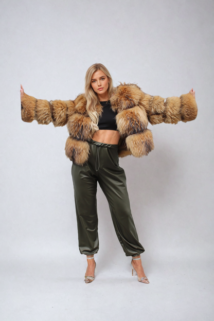 Alexia | Manteau en Fausse Fourrure Volumineux