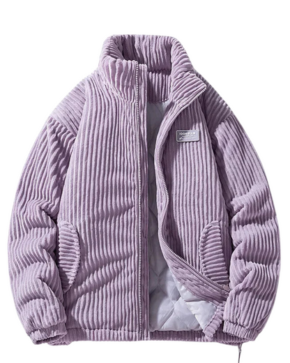 Camélia | Veste en Velours Côtelé Doublée