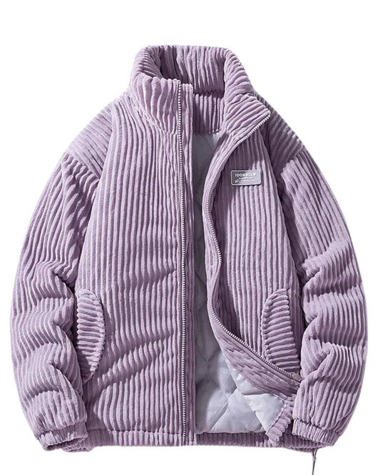 Camélia | Veste en Velours Côtelé Doublée