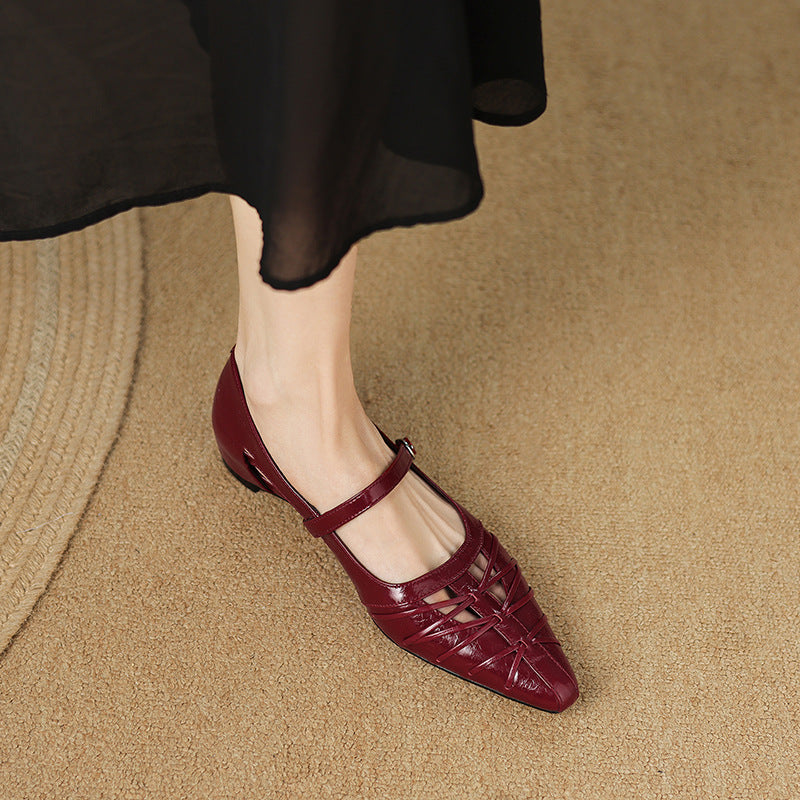 Quenby | Babies Mary Jane Pointues Ajourées