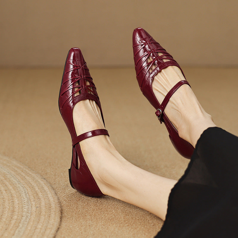 Quenby | Babies Mary Jane Pointues Ajourées