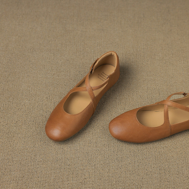 Zeor | Babies en Cuir à Brides Croisées