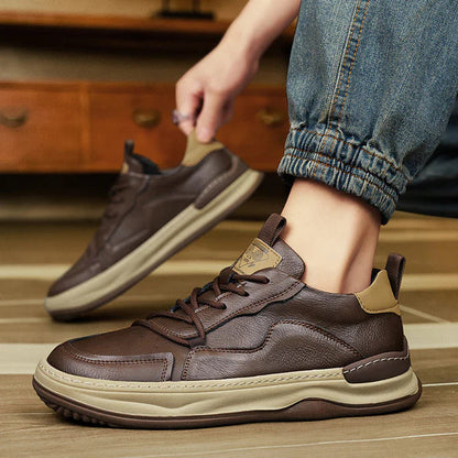 Mathis | Chaussures en Cuir à Semelle Épaisse