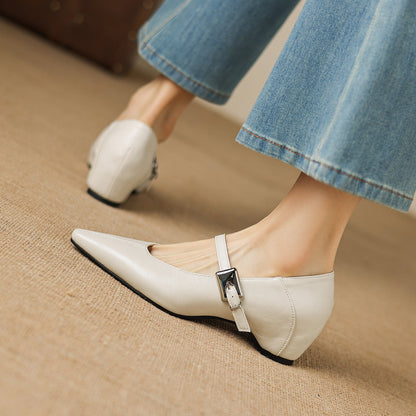Tamsin – Babies Mary Jane Pointues en Cuir – vue 5
